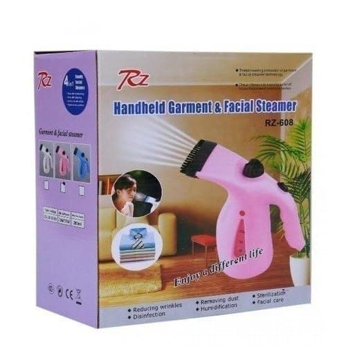 classic-hub Handheld 2 in 1 Garment & Facial Steamer, Portable Garment Steamer, Fabric Steamer, Dual Power Travel Iron Steamer
