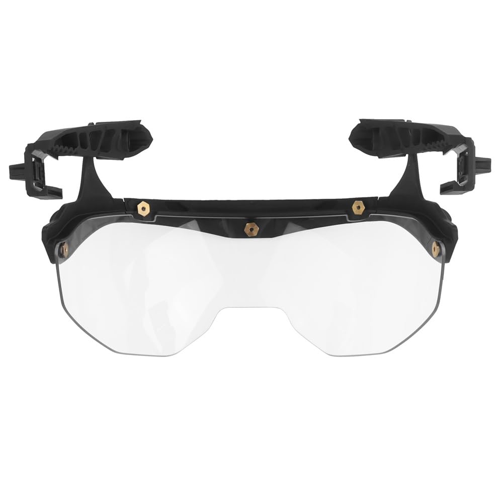 Casco Wendy Con Occhiali Flip-up E Supporto For Guida, Visiera Tattica Resistente E Regolabile Con Inclinazione For BBS, Paintball, CS, Giochi Di Sopravvivenza, Cosplay