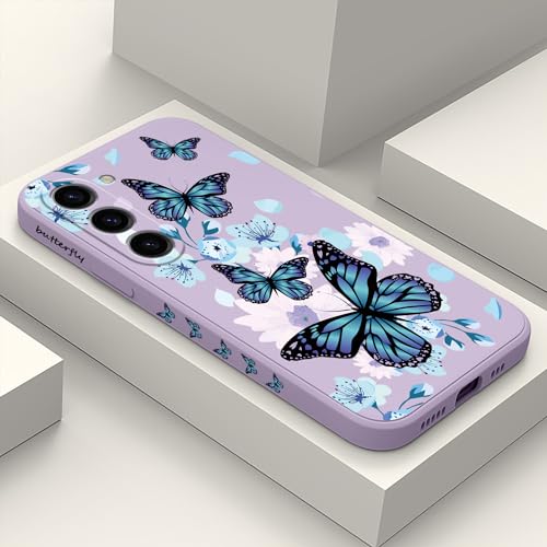 Coque Samsung S23 silicone violet clair LEECG protection fine 6,1"