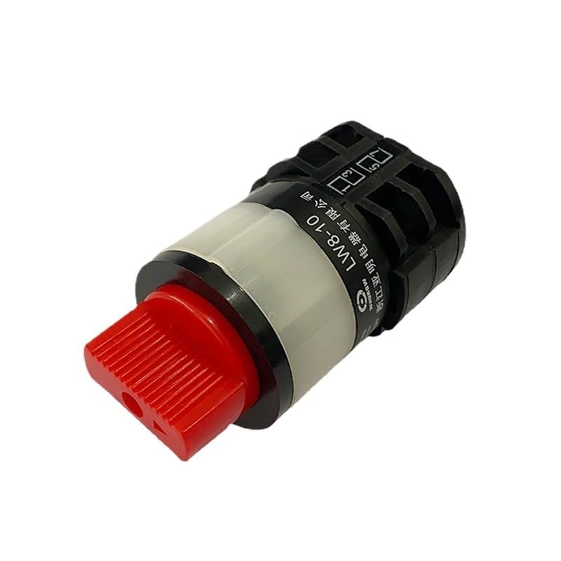 3 Positions 10A Control Circuit Changeover 2 Poles 8 Terminals Single Hole Mounting Silver Contact Rotary Cam Switch