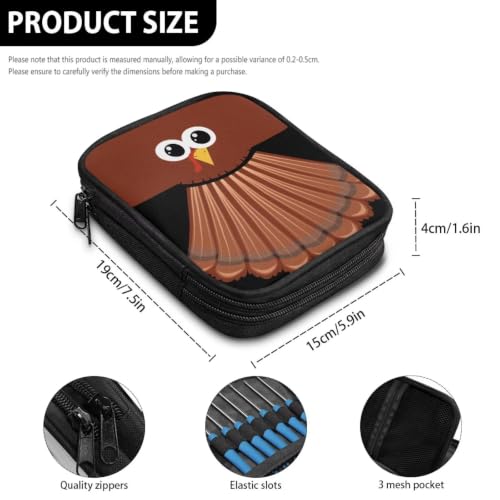 Image of Vanideaoty Turkey Crochet Storage Organizer with Web Pockets Fall