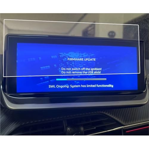 Vitre protection écran tactile 10 pouces Peugeot 208 2023 anti-choc