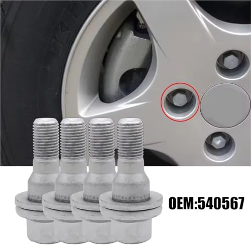 Pernos de rueda coche Peugeot 206 CC tornillos llanta 4 piezas OEM 540567 4