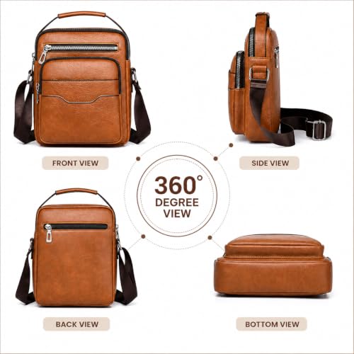 Image of CAVALO - Be Unique Sling Bag| Waterproof | Slim Crossbody Side Bag for Men & Women | Hard Shell Anti-Theft for Travel & Daily Use| Six Pocket|