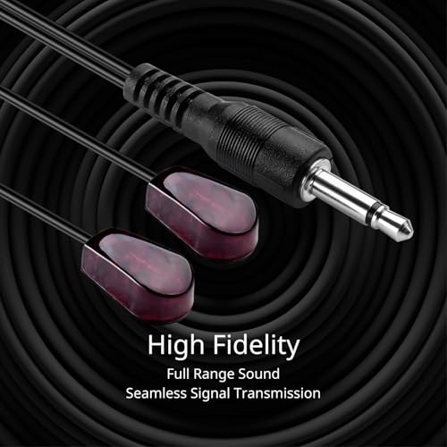 TNP IR Extender Emitter Cable 10 ft - Dual Head 3.5mm Jack Infrared Wire for IR Repeater System Xbox One AV Receiver Cable Box Remote Control for Hidden Devices TV Sensor Extender Extension 2-IR Eye
