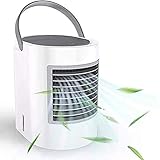 Tragbar und energiesparend: Mini-Klimaanlage, leicht zu transportieren, nimmt keinen Platz ein, geeignet für Schlafzimmer, Büros, Schlafsäle, Reisen usw. Genießen Sie die Kühle, ohne sich um Stromrechnungen sorgen zu müssen.