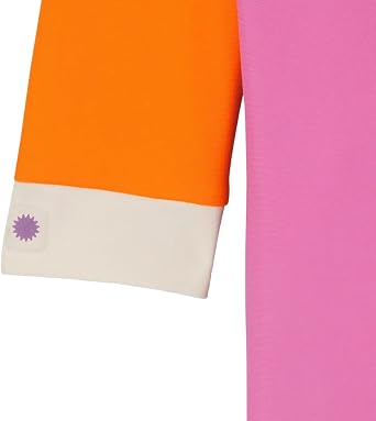Kietla Pink Red, UPF 50+, UV Korumalı ve Sensörlü, Pembe Turuncu Tek Parça Bebek Mayo