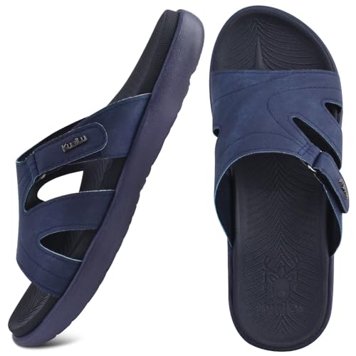 Image of KuaiLu Womens Fashion Orthotic Slides Ladies Athletic Yoga Mat Memory Foam Walking Sandals Thick Cushion Recovery Summer Beach Slippers Comfortable Plantar Fasciitis Arch Support
