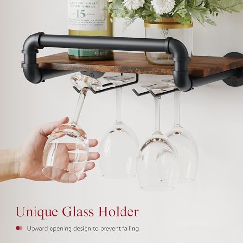 Tajsoon Floating Wine Rack
