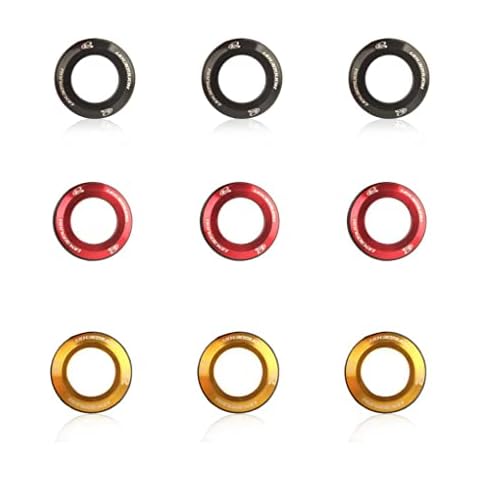 ICDKOYK 9 X (Multi) Mountain Bike Bowl Cover Headset Caps Replaceable Part Professional Cover