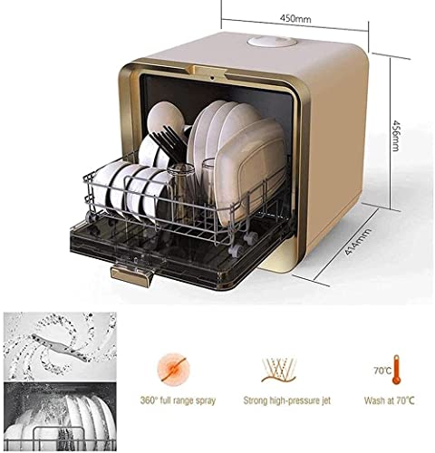 Generic Draagbare vaatwasser met 7,5 liter waterreservoir: geen sanitair nodig, mini-vaatwasser met 4 programma's… - Afbeelding 3