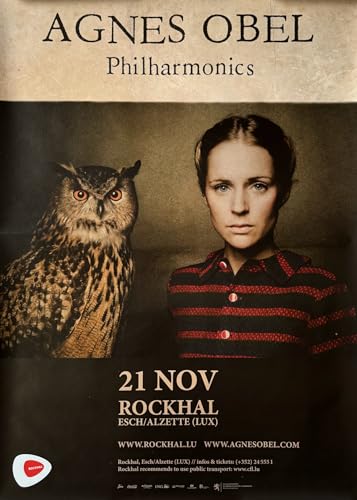 Affiche Agnes Obel Philharmonics 60X84Cm poster musique pour cadre