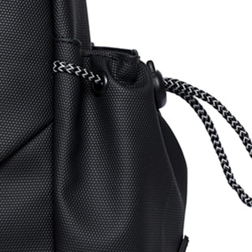 Mochila de pecho para motocicleta de 9 pulgadas impermeable con correa triangular de hombres 6