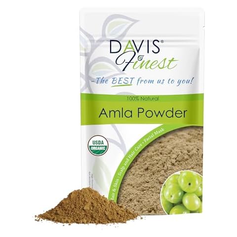 Davis Finest Organic Amla Powder for Hair Care Cover