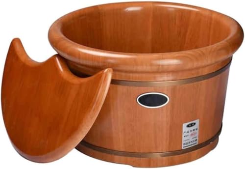 Tanque para baño de pies de madera 41 x 31 x 26 cm miniatura 1