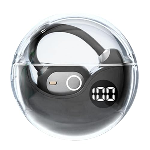 Auriculares inalámbricos sobre la oreja, auriculares Bluetoth de alta fidelidad, auriculares portátiles para ejercicio, impermeables, con cancelación de ruido, con gancho para la oreja para correr