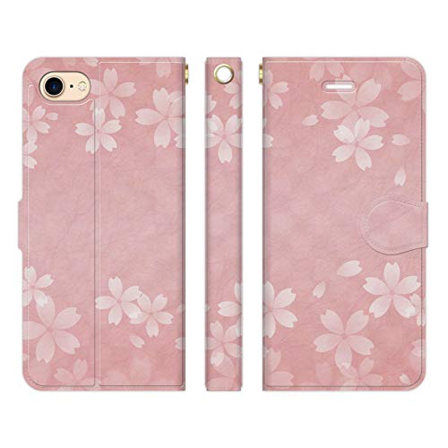 Ruuu iPhone SE ��2���� SE2 ��3���� SE3 �蒠�^ �X�}�[�g�t�H�� �P�[�X �J�o�[ iPhoneSE ���� �s���N �� �T�N�� �ԕ� �� �͂Ȃ��� �a�� �t ���{ ������ �Ԃт� ���ꂢ ���킢�� �a ���f�B�[�X ������ �͗l ���j�[