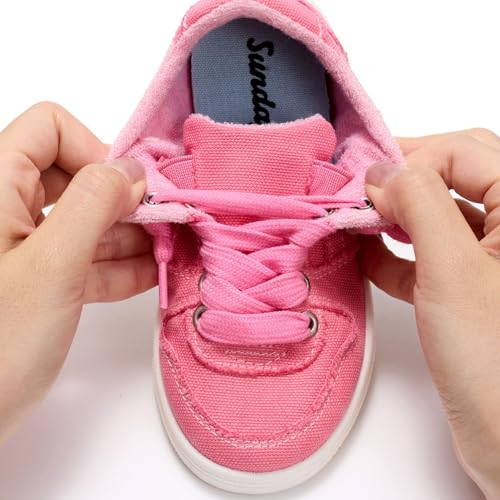 Image of Sundays Girls Sneakers Non-Slip Canvas Girls Shoes Comfort Kids Footwear