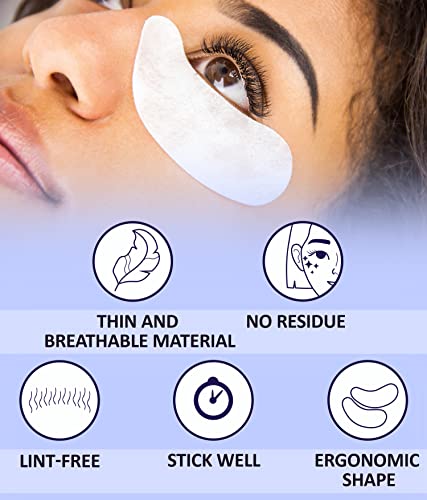 Stacy Lash Eyelash Extension Shampoo 1Us Gal & 100 Pairs Set Under Eye Gel Pads/Eyelid Foaming Cleanser/Safe Makeup & Mascara Remover/Lint Free Patches/Professional Supplies And Beauty Tools #TOP5