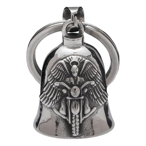 IOURVYA Campana Moto Amuleto | Campana Guardian Moto | Regalos Duraderos De Accesorios De Motocicleta | Amuleto de Protección y Buena Suerte