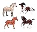 Breyer Stablemates British Pony & Draught Stick Horse 4 Piece Set (1:32 Scale)