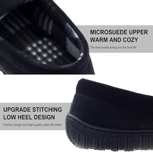 Mens Slippers Moccasins for Men Breathable Memory Foam House Shoes Indoor Outdoor2