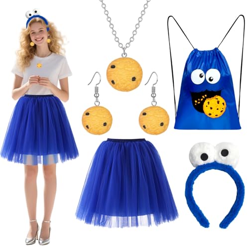 WGXIA KrüMelmonster KostüM Halloween Karneval Kostüm Kostüm Damen Lustige