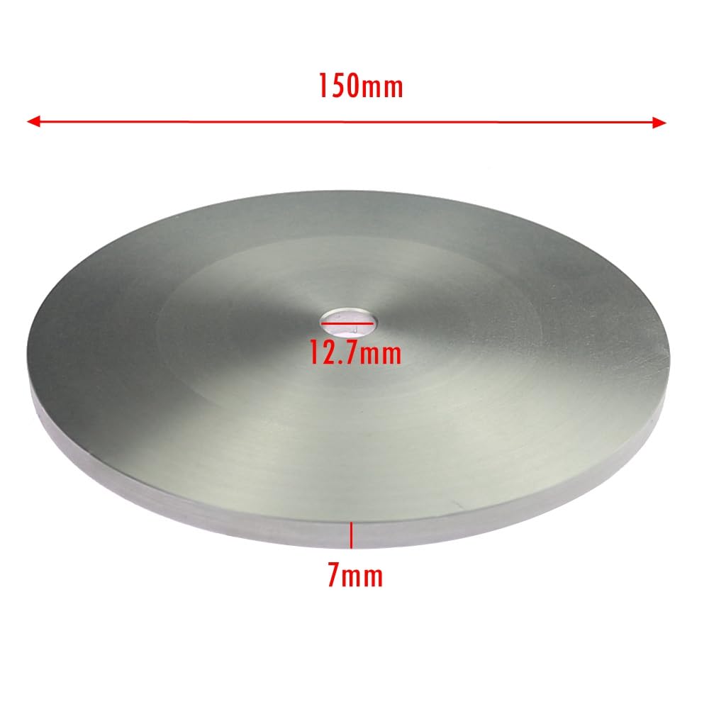 6" / 8" Aluminiowy uchwyt płyty polerskiej Master Lap do diamentowej podkładki szlifierskiej/tarczy szlifierskiej(8 inch 200mm)