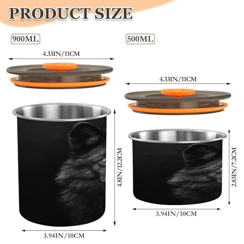 Envase para café de acero inoxidable de 30 oz con sello hermético miniatura 3