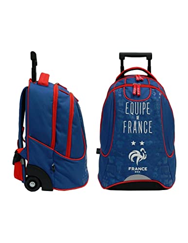 Equipe de FRANCE de football 203FFF204ROS Sac à Dos à Roulette Enfant, Bleu, Taille Unique Cover