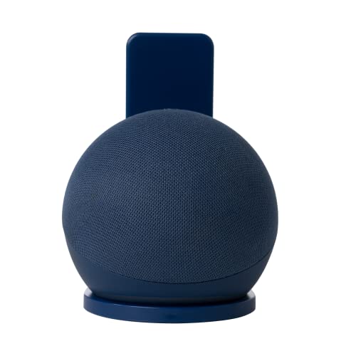 shinar Soporte de Pared para Dot 4th/5th Generation – Ahorro de Espacio,Accesorios de Soporte para Soporte Dot 4/5 con gestión de Cables integrada, sin Necesidad de Tornillos (Azul Marino)