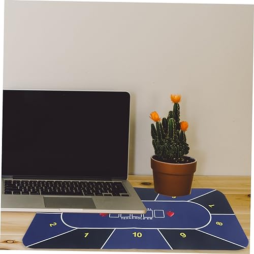 Tapis de souris grand format SECFOU antidérapant et lisse au design floréal - 7