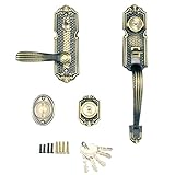 LIXIL(リクシル) TOSTEM ドア(サムラッチハンドル)把手セット右用 ブロンズ AZWZ737