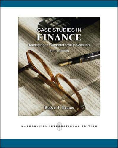 Case Studies in Finance: Amazon.co.uk: Bruner, Robert: 9780071254175: Books
