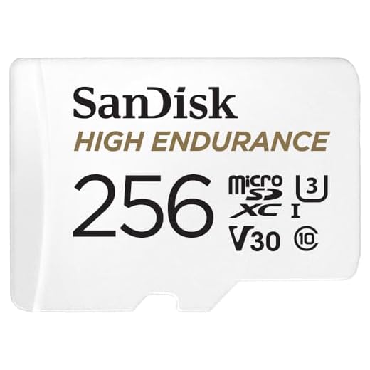 SanDisk HIGH Endurance Scheda microSDXC 256 GB per Videosorveglianza Domestica e Dashcam, con Adattatore SD, fino a 100MB/s in Lettura e 40MB/s in Scrittura, Class 10, U3, V30