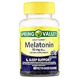 Spring Valley Adult Gummies Melatonin 10mg Pectic 60 count