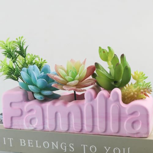 Letter Shaped Plaster Flower Pot Silicone Mold Succulent Planter Vase Concrete Mold Storage Box Epoxy Resin Cement Clay Mould by NINEXY - Used condition - Image 6