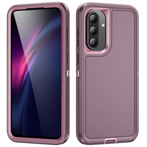 Coque Samsung S25 FE silicone rigide anti-choc double couche violet rose