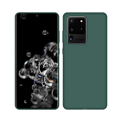 Image of Case Creation Luxurious OG Series for Samsung Galaxy S20 Ultra Case Cover,Anti-Dirty Slim Case Frosted Matte Cute Candy TPU Raised Bezel (Splash of Color) Back Cover for Samsung S20 Ultra -Lake Green