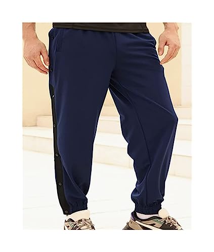 Pantalons de survêtement pour hommes JUNWEI avec boutons - 3