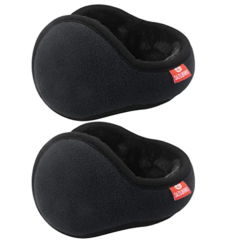 Orejeras de invierno para hombres unisex plegable de lana orejeras de las mujeres `s calentador de oído espalda cuello orejeras