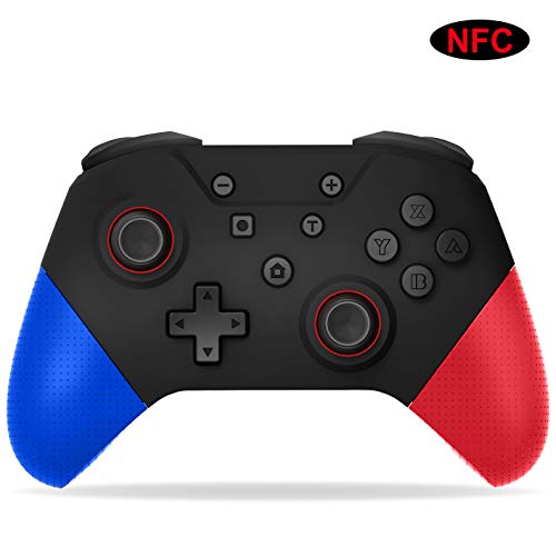 KINVOCA Wireless Switch Pro Controller,500mAH Remote Gamepad for Nintendo Switch/Switch Lite/PC, Supports NFC