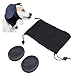 Yechiry Dog Calming Head Cover Hoodie, Anxiety Relief Noise Canceling Ear Muffs with Protective Sleeve for Grooming Force Drying Black, Specifically Designed for Dogs and Cats (L)
