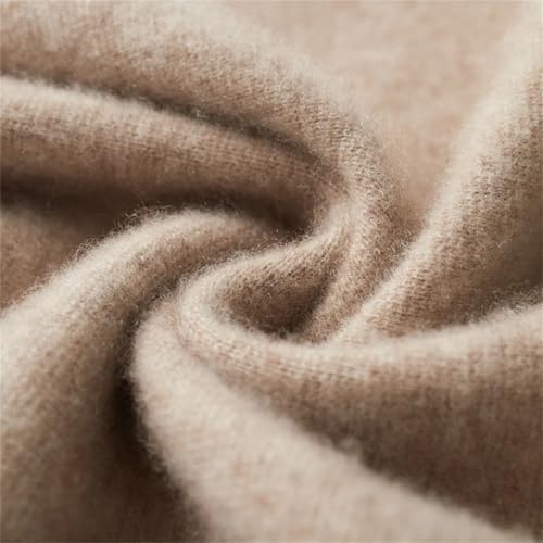 Men's Lapel Cashmere Cardigan Winter Business Casual Thick Knitted Sweater Full Zip Cardigan4