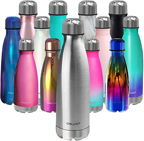 Image of CHILLOUT LIFE 25oz Insulated Stainless Steel Water Bottle, Leak Proof