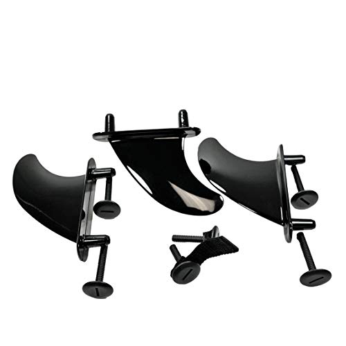 Wavestorm 4.5in Bolt Thru Fin Set    Fin Set for Bolt Through Surfboards