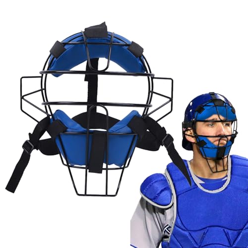 Masque de receveur de softball réglable avec protection intégrale pour adulte passionné