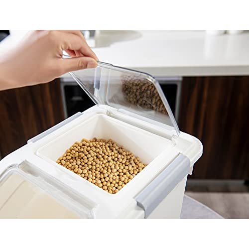 HANAMYA 15 Liter / 15 lbs Pet Food Storage Container with Measuring Cup, BPA free, For Dog Food | Cat Food | Rice… - Image 7