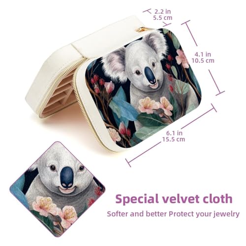 Boîte à bijoux koala double couche fini les colliers emmêlés - 6