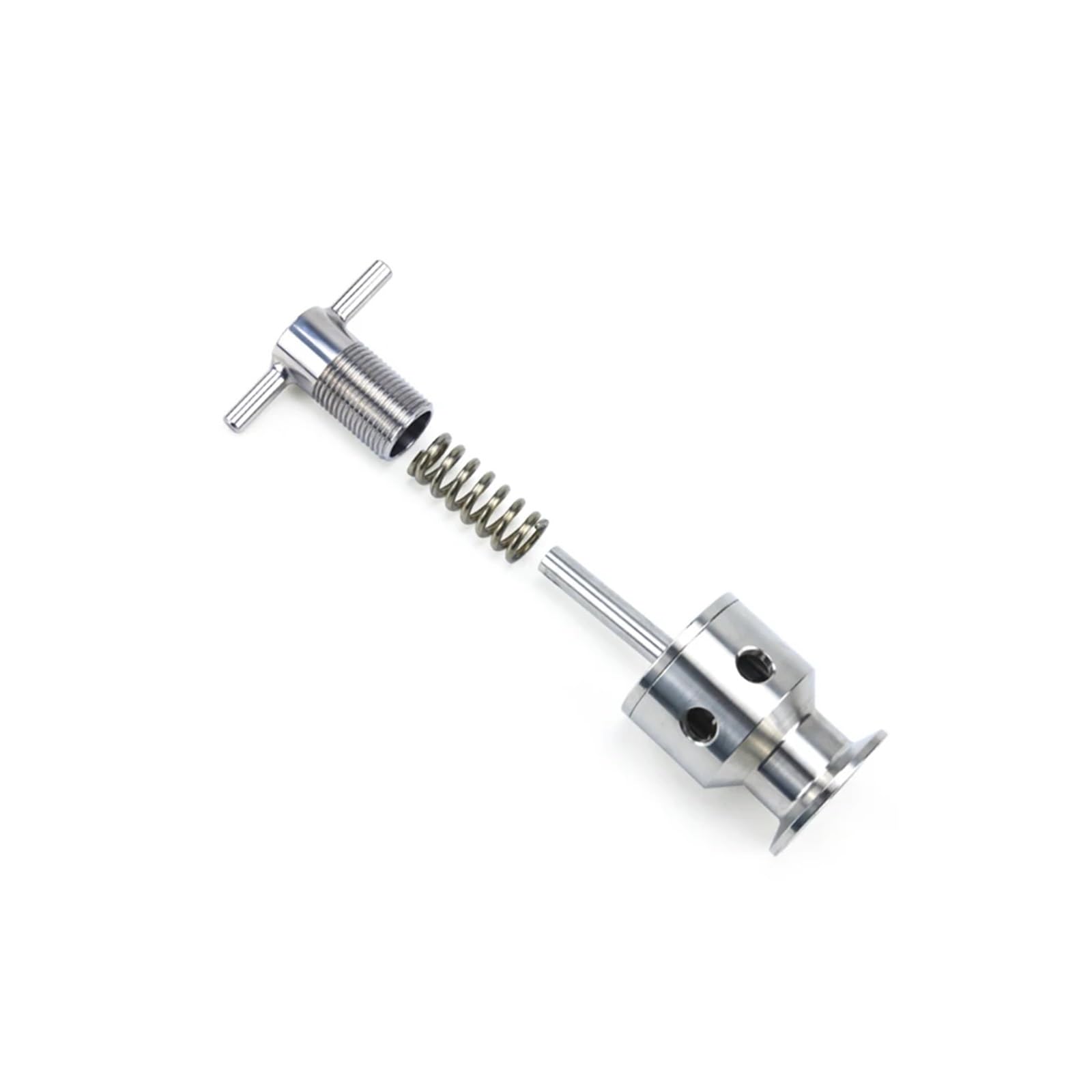Válvula de seguridad de alivio de presión ajustable, triple abrazadera de 1,5 pulgadas, acero inoxidable 304, 0,5-5 Bar, 1 Uds.